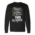 Theo -Oici À Quoi Ressemble Le Meilleur Du Monde T-shirt à manches longues Idées cadeaux