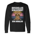 Official Ronaldo Sleep Personalised S Langarmshirts Geschenkideen