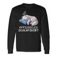 Official Sleep Samoyed Samoyed Samoyed Owner Langarmshirts Geschenkideen