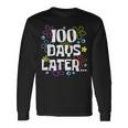 One Hundred 100 Days Later 100Th Day Of School Meme Long Sleeve T-Shirt Gifts ideas