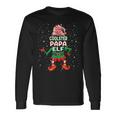 Papa Elf Outfit Christmas Family Elf Christmas Xmas Langarmshirts Geschenkideen