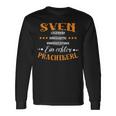 Personalised Sven Magnificent S Langarmshirts Geschenkideen