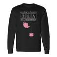 Pink Teapot And Cup TEA Chemistry Solution Long Sleeve T-Shirt Gifts ideas