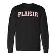 Plaisirille De France Souvenir Plaisir T-shirt à manches longues Idées cadeaux