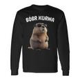 Polish Beaver Saying Bober Kurwa Yes Pierdole Bobr Langarmshirts Geschenkideen