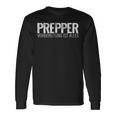 Prepper Preparation Ist Alles Survival Prepping Prepper Langarmshirts Geschenkideen