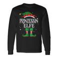 Princess Elf Outfit Christmas Family Christmas Langarmshirts Geschenkideen