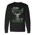 Real Hunting Your Food Hunter Deer Hunting Langarmshirts Geschenkideen