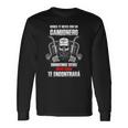 Regalos Para Camioneros No Te Metas Con Un Camionero Camiseta de manga larga Ideas de regalos