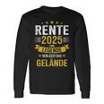 Rente 2025 Legend Leaves Terrain For Retirees Langarmshirts Geschenkideen