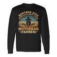 Rentner 2025 Motorrad Motorsport Motorradfahrer Rente Langarmshirts Geschenkideen