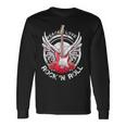 Lets Rock Rock & Roll Guitare Électriqueintage Rock Concert T-shirt à manches longues Idées cadeaux