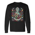 The Rocking Christmas Rock Guitar Santa Langarmshirts Geschenkideen