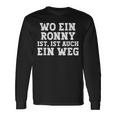 Ronny Saying For Birthday First Name Ronny Langarmshirts Geschenkideen