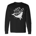 Salvar A Las Ballenas Camiseta de manga larga Ideas de regalos
