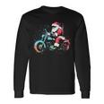 Santa Claus Motorcycle Vintage Christmas Biker Lover Long Sleeve T-Shirt Gifts ideas