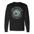 Save The Ocean Keep Sea Plastic Free Turtle Langarmshirts Geschenkideen