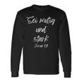 Sei Mutig Und Stark Josua 19 Langarmshirts Geschenkideen