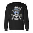 Servus Bayern Skull Bavarian Bua Costume Servus Langarmshirts Geschenkideen