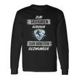 Ski For Skiing Born To Work Forced Skiers Langarmshirts Geschenkideen