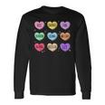 Skibidi Valentine's Day Candy Heart Valentine Rizz Long Sleeve T-Shirt Gifts ideas