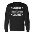 Software Computer Programmer Costume Nerds Science Coding Langarmshirts Geschenkideen