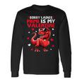 Sorry Ladies Mimi Is My Valentine Dinosaur Holding Hearts Long Sleeve T-Shirt Gifts ideas