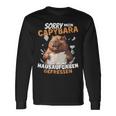 Sorry Mein Capybara Hat Meine Hausaufgaben Gefressen Langarmshirts Geschenkideen