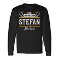 Stefan Lass Das Den Stefan Machen First Name Langarmshirts Geschenkideen