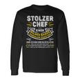 Stolzer Chef Einer Genialen Chaos Gang Saying Langarmshirts Geschenkideen