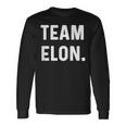 Team Elon Name Langarmshirts Geschenkideen