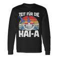 Time For The Haia Shark Sleep Tired Pyjamas Sleep Langarmshirts Geschenkideen