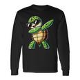 Turtle Dabbing Turtle With Toad Motif Langarmshirts Geschenkideen