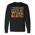 Twinning With My Work Bestie Spirit Week Best Friend Twin Long Sleeve T-Shirt Gifts ideas
