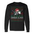 Ugly Christmas Zander Claus Angler Weihnachten Fishing Sports Langarmshirts Geschenkideen