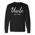 Uncle To Be 2024 Uncle Est 2024 For Uncle Langarmshirts Geschenkideen