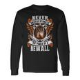 Never Underestimate The Power Of Newall Newall Name Long Sleeve T-Shirt Gifts ideas