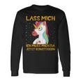 Unicorn Lass Mich Ich Muss Mich Da Jetzt Reineigern Langarmshirts Geschenkideen