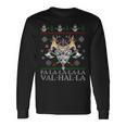 Viking Santaiking Christmas Jumper Falalalaalhalla S Langarmshirts Geschenkideen