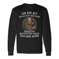 Viking Wolf Nordic Mythology Runes Norman Langarmshirts Geschenkideen