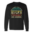 Vintage 1954 The Man Mythos The Legendary Since 1954 Langarmshirts Geschenkideen