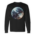 Vintage Retro Disco Ball Retro 1980S Dj Mirror Ball Langarmshirts Geschenkideen