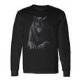 Werewolf Mythical Motif Fantasy Illustration Werewolf Langarmshirts Geschenkideen