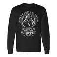 Whippet Guardian Angel Dog Greyhound Dog Saying Langarmshirts Geschenkideen