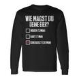 Wie Magst Du Deine Eier Gekrault Lustiges Langarmshirts Geschenkideen