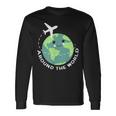 World Travel Around The World Trip Holidays Langarmshirts Geschenkideen