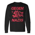 Zeichen Setzen Gegen Rechts Gegen Nazisintage Langarmshirts Geschenkideen