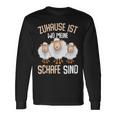 Zuhause Ist Wo Meine Sheep Home Is Where My Sheep Langarmshirts Geschenkideen