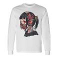 Anime Manga Gráfico Ojos Rojos Arte Anime Camiseta de manga larga Ideas de regalos