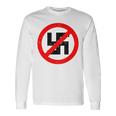 Anti-Nazi Anti-Facist Anti-Dictators Anti-Evil Long Sleeve T-Shirt Gifts ideas